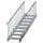 Scarlo 1000 mit 8 Stufen beidseitiges Geländer Premium mit Podest