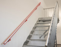 Handlauf für Wandmontage für 5-8 Stufen, Standard Ausstattung