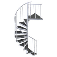 Escalier extérieur en colimaçon Scarvo M Largeur confortable / escaliers de secours