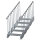 Scarlo 1000 mit 5 Stufen beidseitiges Geländer Premium